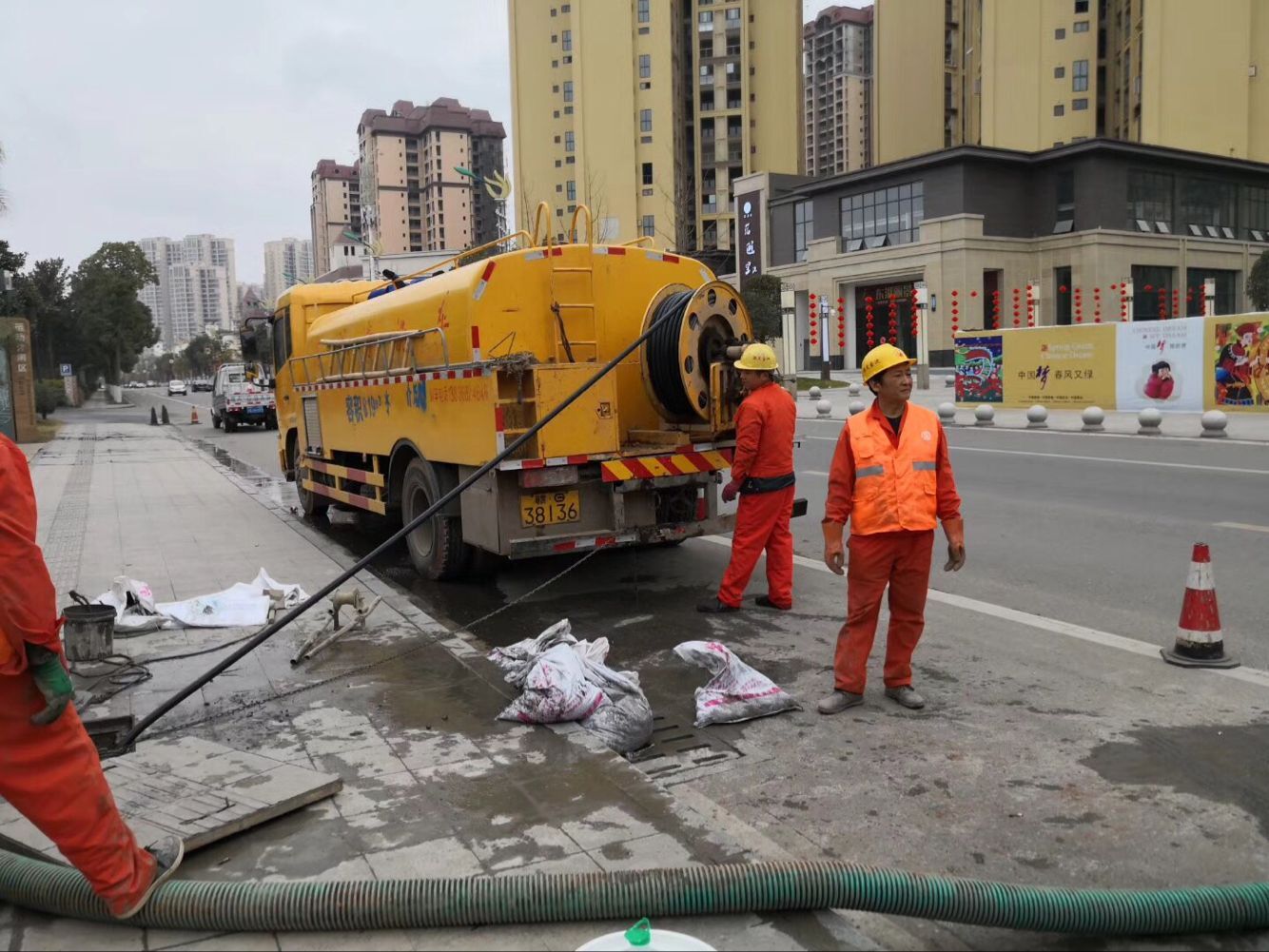 灌云排污管道清淤-管道清洗